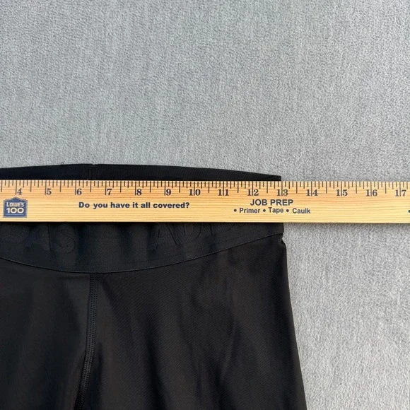 Adidas Leggings Women Medium Black Alphaskin Climalite Crop 22" Athletic Gym Run - Picture 5 of 11